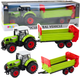 Іграшка LEAN Toys Трактор з причепом і фрикційним приводом Зелений 24993 (5905991060437) - зображення 2