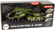 Zestaw zabawek LEAN Toys Militarny Czołg z napędem frykcyjnym + Helikopter 15484 (5905515358620) - obraz 1