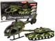 Zestaw zabawek LEAN Toys Militarny Czołg z napędem frykcyjnym + Helikopter 15484 (5905515358620) - obraz 2