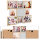 Multirama Springos na 9 zdjęć 13×18 cm i 10×10 cm brązowo-szara (5907719478920) - obraz 2