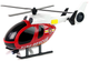 Zestaw zabawek LEAN Toys ze światłami i dźwiękami Helikopter + Auto Straż pożarna Czerwony 12964 (5905323211407) - obraz 3