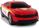 Zestaw zabawek LEAN Toys ze światłami i dźwiękami Helikopter + Auto Straż pożarna Czerwony 12964 (5905323211407) - obraz 5