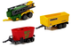 Zestaw zabawek LEAN Toys Pojazdy rolnicze z przyczepami + Figurki zwierząt 6869 (5904665997093) - obraz 5