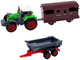Zestaw traktorów LEAN Toys Pojazdy rolnicze metalowe 12 szt 13259 (5905323214613) - obraz 6