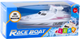 Іграшка LEAN Toys Човен на батарейках, плаваючий, білий 24206 (5905991053521) - зображення 1