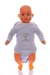 Боди с длинным рукавом для мальчика с Короной интерлок Findik Baby Kids голубой 68 см (39497) - изображение 4