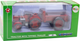 Zabawka LEAN Toys Traktor rolniczy z przyczepą metalowy 1:18 Czerwony 24732 (5905991057826) - obraz 1
