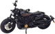 Zabawka LEAN Toys Motocykl chopper metalowy ze światłami i dźwiękami ze złotymi elementami 1:12 Czarny 22618 (5905991049678) - obraz 3