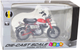 Zabawka LEAN Toys Motocykl retro klasyczny metalowy ze światłem 1:12 Czerwony 22623 (5905991049722) - obraz 1
