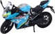 Zabawka LEAN Toys Motocykl sportowy metalowy ze światłami i dźwiękami 1:12 Niebieski 22615 (5905991049647) - obraz 3
