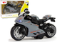 Іграшка LEAN Toys Спортивний мотоцикл з приводом pull-back зі світлом і звуком 1:12 Сірий 12261 (5905214970376) - зображення 2