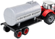 Traktor rolniczy LEAN Toys Koparka z cysterną i z napędem Czerwony 19689 (5905991010647) - obraz 4