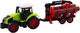 Zabawka LEAN Toys Traktor rolniczy z przyczepą HDS do transportu drewna i bali 24796 (5905991058465) - obraz 5