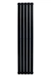 Дизайнерский вертикальный радиатор отопления ARTTIDESIGN Livorno II 5/1600/340 чёрный матовый LV II.5.160.34.B - изображение 5