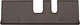 Килимки Weathertech Choco для Kia EV9 (mkI) 2023→ (2 ряд - 3 місця)(3 ряд) (WT 4718604) - зображення 1
