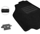 Текстильные коврики Pro-Eco Black для Nissan Patrol (mkVI)(Y62)(2 ряд цельный)(3 ряд) 2010→ / Armada (mkII)(Y62)(2 ряд цельный)(3 ряд) 2016→ (PE 4090312) - изображение 1