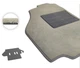 Текстильные коврики Pro-Eco Beige для Nissan Patrol (mkVI)(Y62)(2 ряд цельный)(3 ряд) 2010→ / Armada (mkII)(Y62)(2 ряд цельный)(3 ряд) 2016→ (PE 3090312) - изображение 1