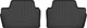 Коврики Weathertech Black для BMW 2-series (F44) 2020-2024 / (G42) 2021→ / M2 (G87) 2023→ (задний привод)(2 ряд) (WT 4417112) - изображение 1