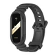 Ремінець силіконовий MIJOAS для Miband 8/9, Чорний - зображення 1