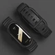 Ремінець силіконовий MIJOAS для Miband 8/9, Чорний - зображення 2