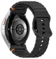 Силіконовий ремінець для Samsung Galaxy Watch 7/FE/6/5/4, Чорний - изображение 3