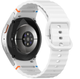 Силіконовий ремінець для Samsung Galaxy Watch 7/FE/6/5/4, Білий - изображение 3