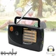 Радиоприемник радио FM ФМ KIPO KB-308AC 11.7 × 20.5 × 6.8 см Чёрный - изображение 5