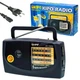 Радиоприемник радио FM ФМ KIPO KB-308AC 11.7 × 20.5 × 6.8 см Чёрный - изображение 6