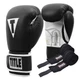 Боксерські рукавиці TITLE Boxing Pro Style Leather Gloves3.0 Black/White 14 oz (бинти 4м. в комплекті) - изображение 1