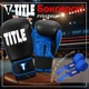 Боксерські рукавиці TITLE Boxing Dynamic Strike Black/Blue 12 oz (бинти 4м. у комплекті) - изображение 2