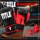 Боксерські рукавиці TITLE Boxing Dynamic Strike Black/Red 12 oz (бинти 4м. в комплекті) - изображение 2