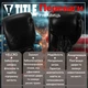 Боксерські рукавиці TITLE Boxing Ko-Vert Black 16 oz (бинти 4м. в комплекті) - изображение 4