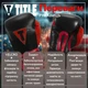 Боксерські рукавиці TITLE Boxing All Heart Bag Gloves 2.0 Black/Red 10 oz (бинти 4м. в комплекті) - изображение 3