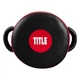 Маківара кругла TITLE Boxing Wrap-Around Stationary Punch Shield Black/Red - изображение 1