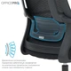 Крісло офісне OfficePro Harmony OC310-B-B-B Black ( хрестовина з роликами ) - изображение 9