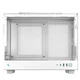 Корпус DeepCool CH160 Mesh White (R-CH160-WHNMI0-G-1) без БЖ ( white ) - зображення 9