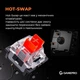 Клавіатура Gamepro MK160B Hot Swap Red Swich RGB USB UA Black (MK160B) - зображення 7