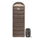 Спальник з капюшоном Naturehike U150 NH20MSD07, (11°C), правий, коричневий - зображення 5