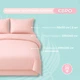 Комплект постельного белья IDEIA Евро 200х220 см Tropical Dream подарочная упаковка пудра (4820227289820) - изображение 2