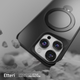 Etui plecki Etteri Matt Mag Ring do Apple iPhone 16 Pro Max Black (5906961960474) - obraz 8