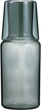 Karafka Hario Colors Night Carafe szara 600 ml + szklanka 280 ml (4977642800335) - obraz 1