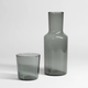 Karafka Hario Colors Night Carafe szara 600 ml + szklanka 280 ml (4977642800335) - obraz 2