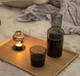 Karafka Hario Colors Night Carafe szara 600 ml + szklanka 280 ml (4977642800335) - obraz 4