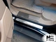 Накладки на пороги Toyota Land Cruiser 200 2008- premium без надписи NataNiko P-TO18 - изображение 2