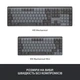 Клавиатура Logitech MX Mechanical Mini Minimalist Graphite (920-010780) - изображение 2