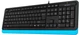Клавіатура A4-Tech FK10 Blue - зображення 6