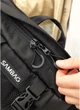 Велика чоловіча поясна сумка бананка з відділенням для планшета SAMBAG Чорна (882038721) - зображення 5