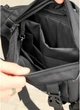 Велика чоловіча поясна сумка бананка з відділенням для планшета SAMBAG Чорна (882038721) - зображення 7