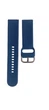 Ремешок для часов силиконовый 22 мм L-185 мм Navy Blue (3208) - изображение 2