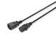 Мережевий кабель DIGITUS C14/M - C13/F, 5м, чорний - зображення 2